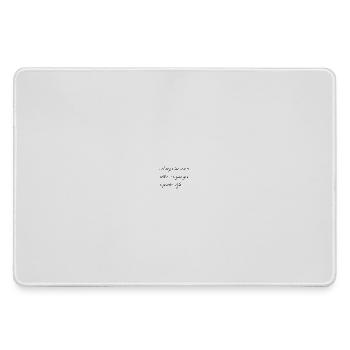 Motivational saying English - Large Gaming Mouse Mat - grey - Front