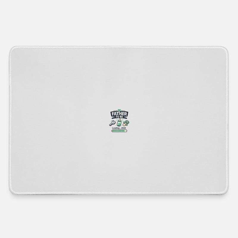 Father To Be Loading 2026 - Large Gaming Mouse Mat - grey