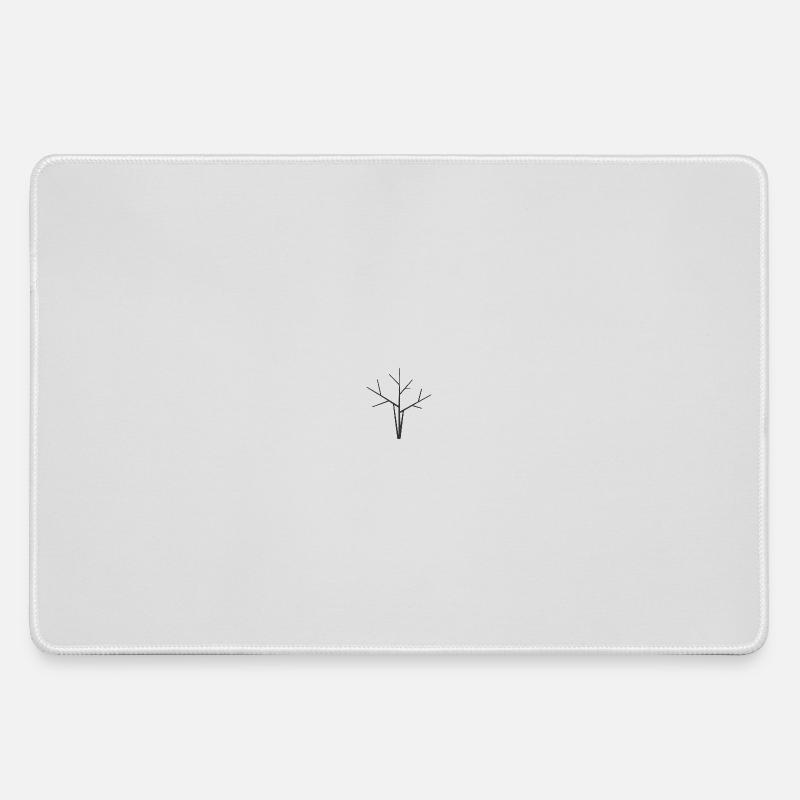 Tree abstract - Large Gaming Mouse Mat - grey