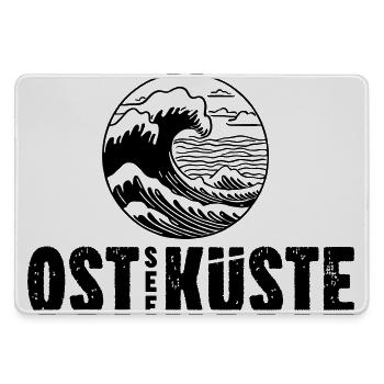OstseeKueste Shirts 04 - Mousepad groß für Gamer - Grau - Vorne