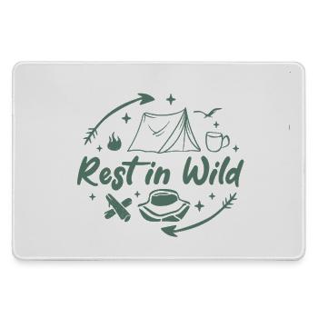 Style de camping extérieur Repose dans la nature - Grand tapis de souris gamer - bruyère - Devant