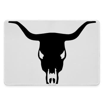 BULL SKULL - Grand tapis de souris gamer - bruyère - Devant