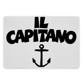 Il Capitano Anchora - Large Gaming Mouse Mat - grey - Front