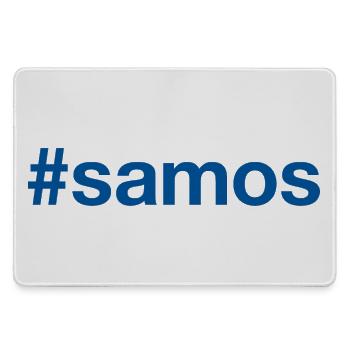 SAMOS Grèce Griechenland Hashtag - Grand tapis de souris gamer - bruyère - Devant