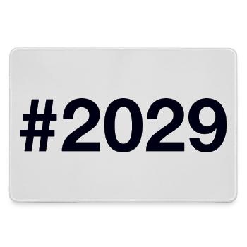 2029 Hashtag - Large Gaming Mouse Mat - grey - Front