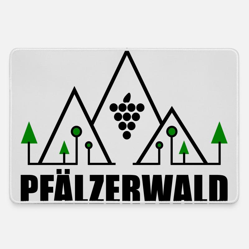 Palatinate Forest - Large Gaming Mouse Mat - grey