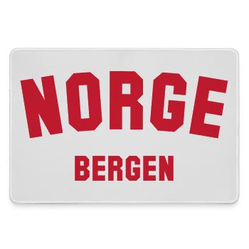 BERGEN, Norvège Norwegen Norge - Grand tapis de souris gamer - bruyère - Devant
