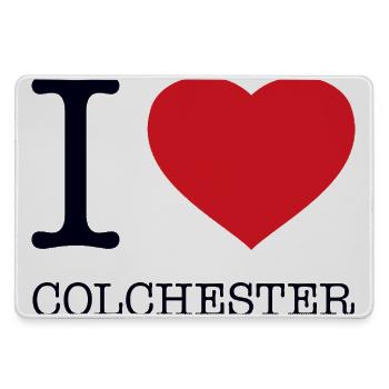 J’adore Colchester - Grand tapis de souris gamer - bruyère - Devant