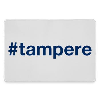 Hashtag Tampere Suomi Finlande - Grand tapis de souris gamer - bruyère - Devant