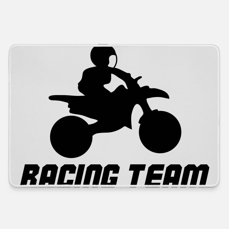 Racing Team - Large Gaming Mouse Mat - grey