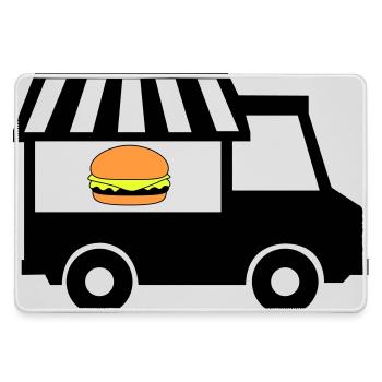 food truck de rue - Grand tapis de souris gamer - bruyère - Devant