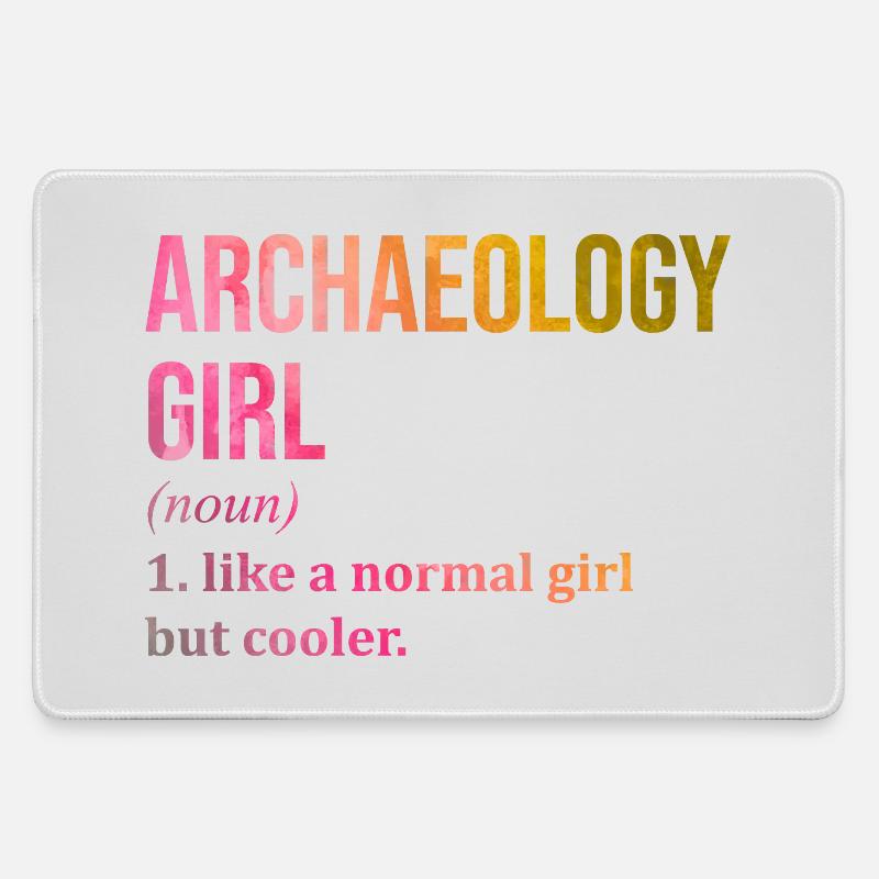Archaeology - Large Gaming Mouse Mat - grey