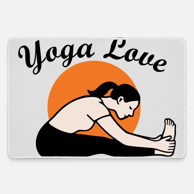 Yoga - Large Gaming Mouse Mat - grey