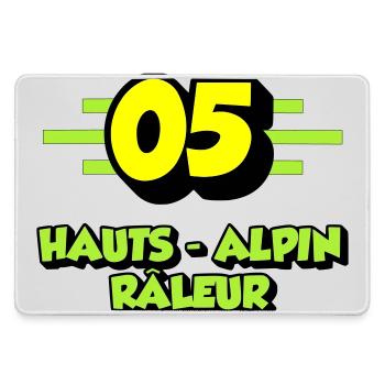 Hochalpiner Nörgler - Mousepad groß für Gamer - Grau - Vorne