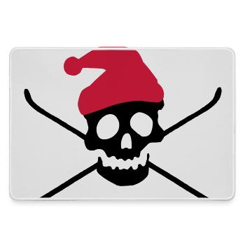 Ski - Mousepad groß für Gamer - Grau - Vorne