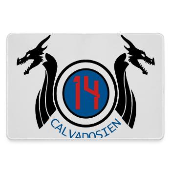 14 Calvadosium - Mousepad groß für Gamer - Grau - Vorne