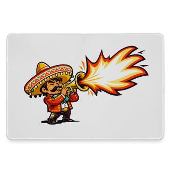 Mariachi Firestorm - Large Gaming Mouse Mat - grey - Front