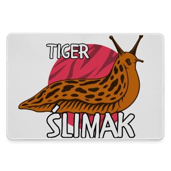 Tiger Ślimak | Lustiges polnisches Meme Shirt - Mousepad groß für Gamer - Grau - Vorne