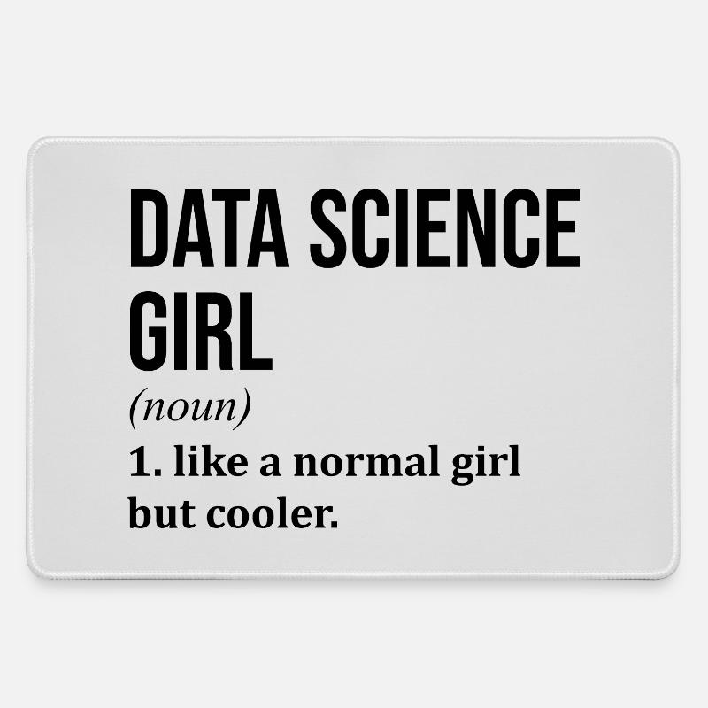 Data Science - Large Gaming Mouse Mat - grey