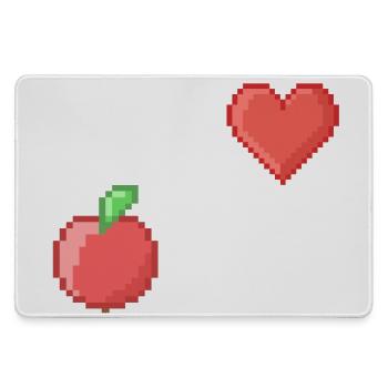 Les nerds adorent Apple Pi Pi Pi Dictons Math Pixel - Grand tapis de souris gamer - bruyère - Devant