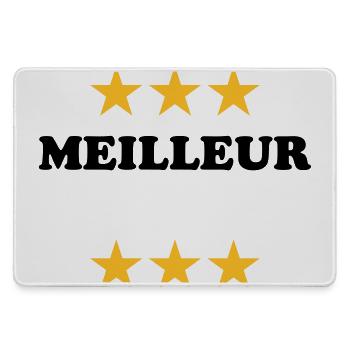 Meilleur (à personnaliser) - Grand tapis de souris gamer - bruyère - Devant