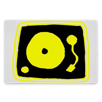 tourne-disque - Grand tapis de souris gamer - bruyère - Devant