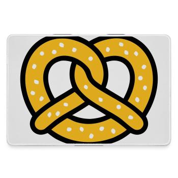 Festival folk du jardin de bière Pretzel Bavaria Pretzel Baker - Grand tapis de souris gamer - bruyère - Devant