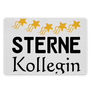 Sterne Kollegin Geschenk - Mousepad groß für Gamer - Grau - Vorne