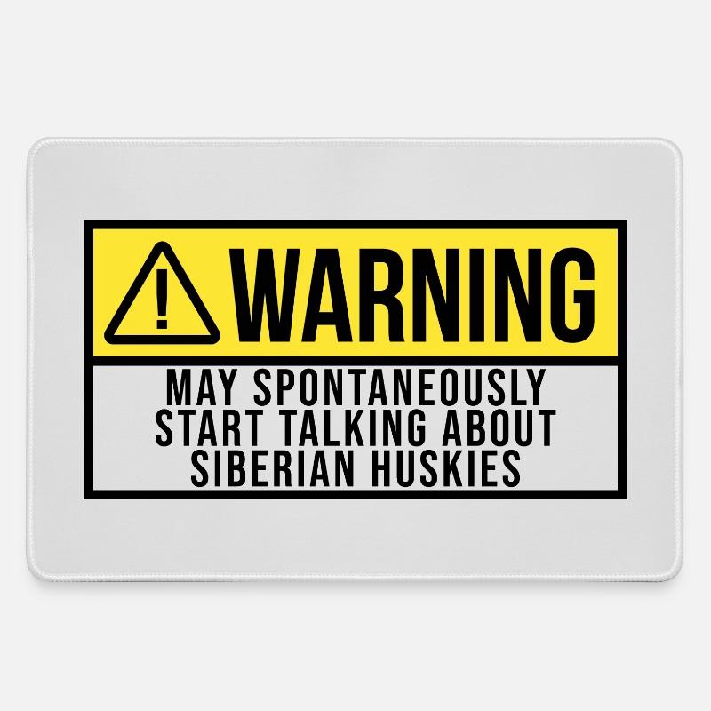 Husky - Large Gaming Mouse Mat - grey