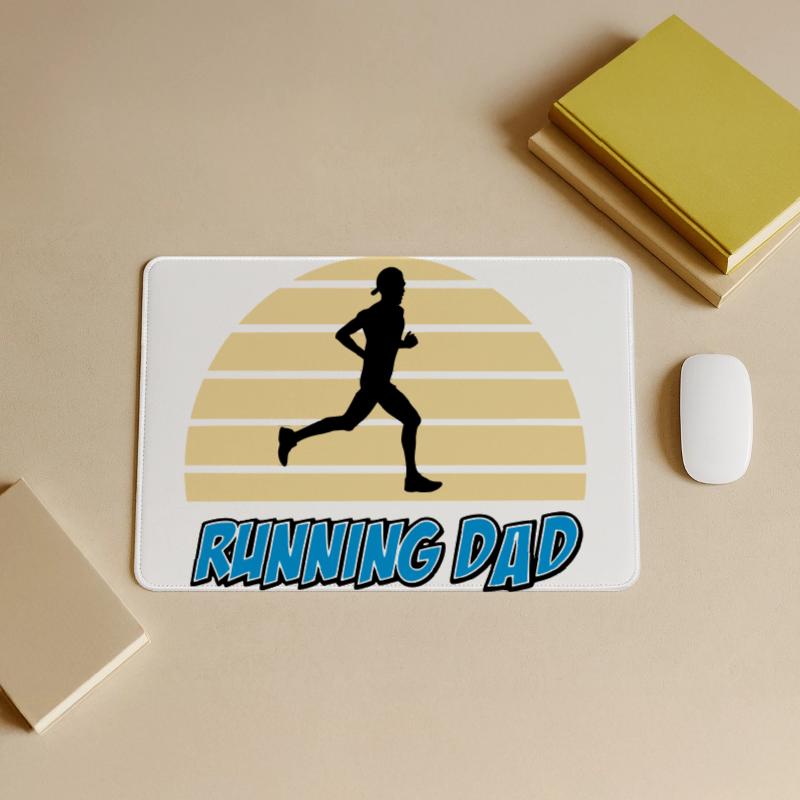 Laufender Vater Mousepad groß für Gamer