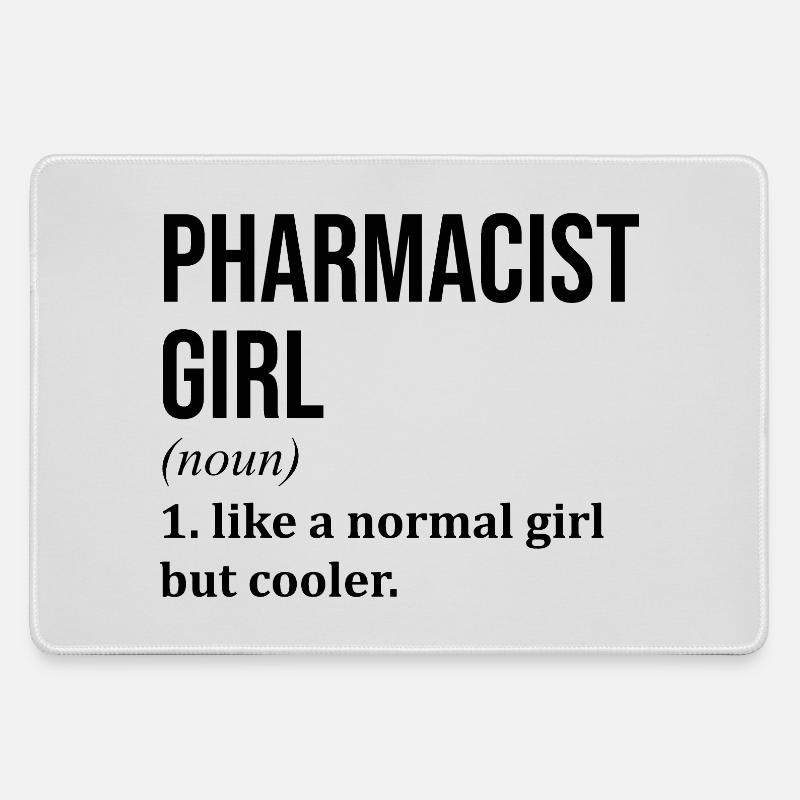 Pharmacist - Large Gaming Mouse Mat - grey