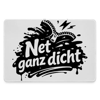 Net very tight - Large Gaming Mouse Mat - grey - Front