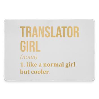 Translator - Grand tapis de souris gamer - bruyère - Devant