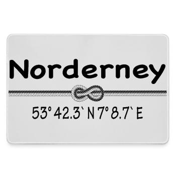 Coordinates Norderney - Large Gaming Mouse Mat - grey - Front