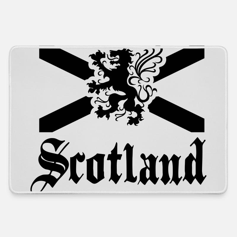 scotland - Large Gaming Mouse Mat - grey