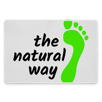 Barefoot - The Natural Way 2023 - Large Gaming Mouse Mat - grey - Front