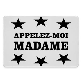 Appelez Moi MADAME - Grand tapis de souris gamer - bruyère - Devant