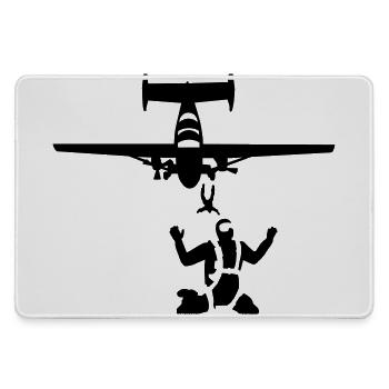 skydiving - Large Gaming Mouse Mat - grey - Front