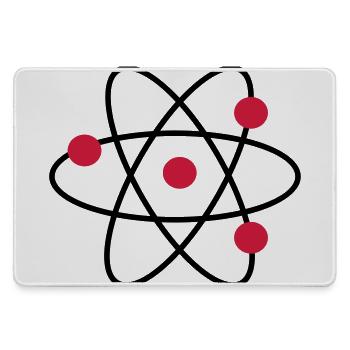 Atom - Mousepad groß für Gamer - Grau - Vorne