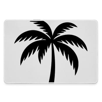 Palm Tree Silhouette - Large Gaming Mouse Mat - grey - Front