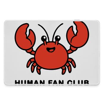 AI Human Fan Club - Large Gaming Mouse Mat - grey - Front