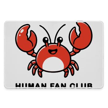 AI Human Fan Club - Large Gaming Mouse Mat - grey - Front