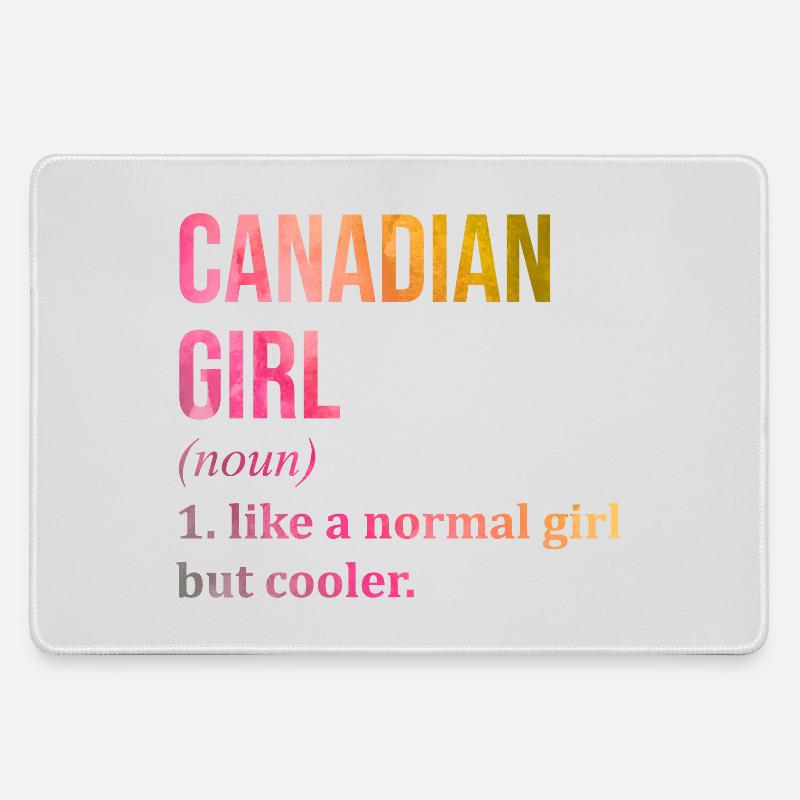 Canada - Large Gaming Mouse Mat - grey