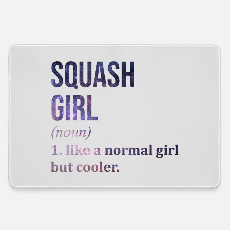 Squash - Large Gaming Mouse Mat - grey