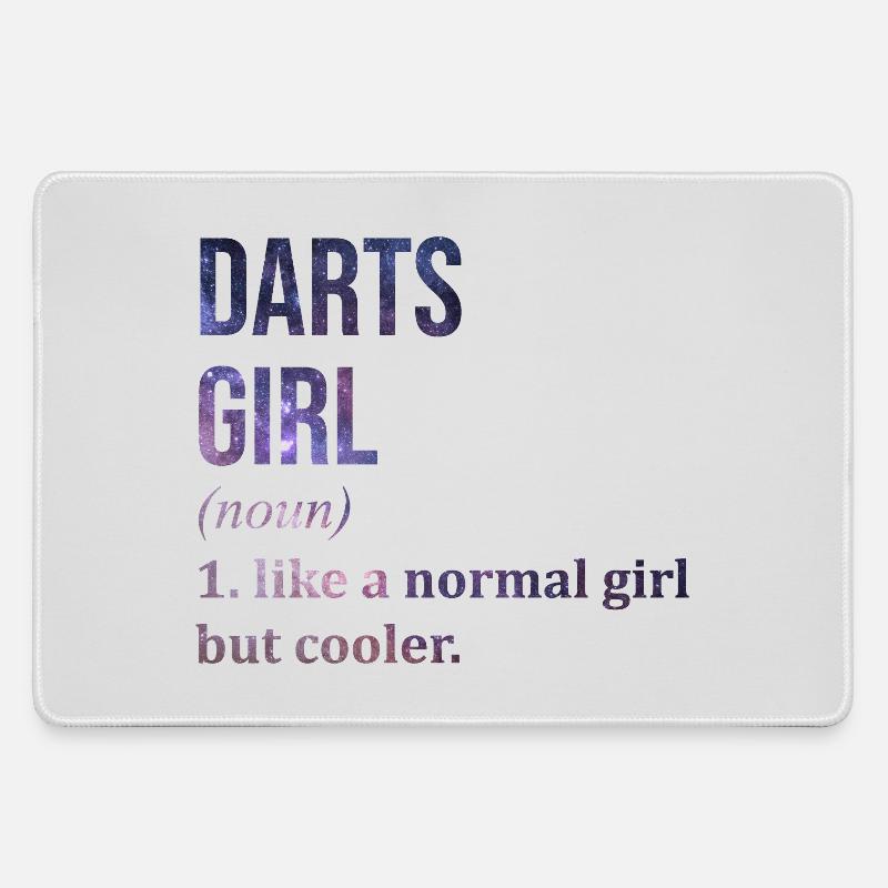 Darts - Large Gaming Mouse Mat - grey