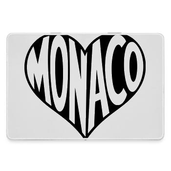 Monaco au cœur - Grand tapis de souris gamer - bruyère - Devant