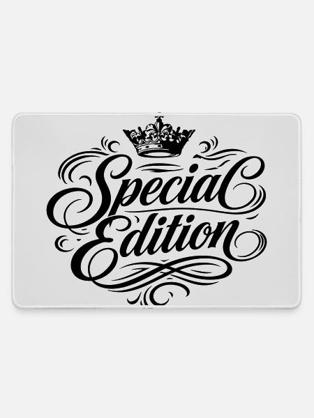 Special Edition - Mousepad groß für Gamer - Grau