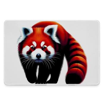 Panda roux - Grand tapis de souris gamer - bruyère - Devant