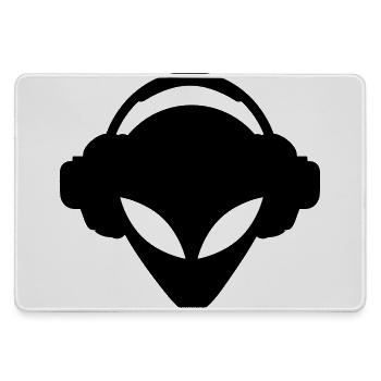 dj - Mousepad groß für Gamer - Grau - Vorne
