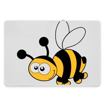 Biene - Bienchen - Sumis - Mousepad groß für Gamer - Grau - Vorne